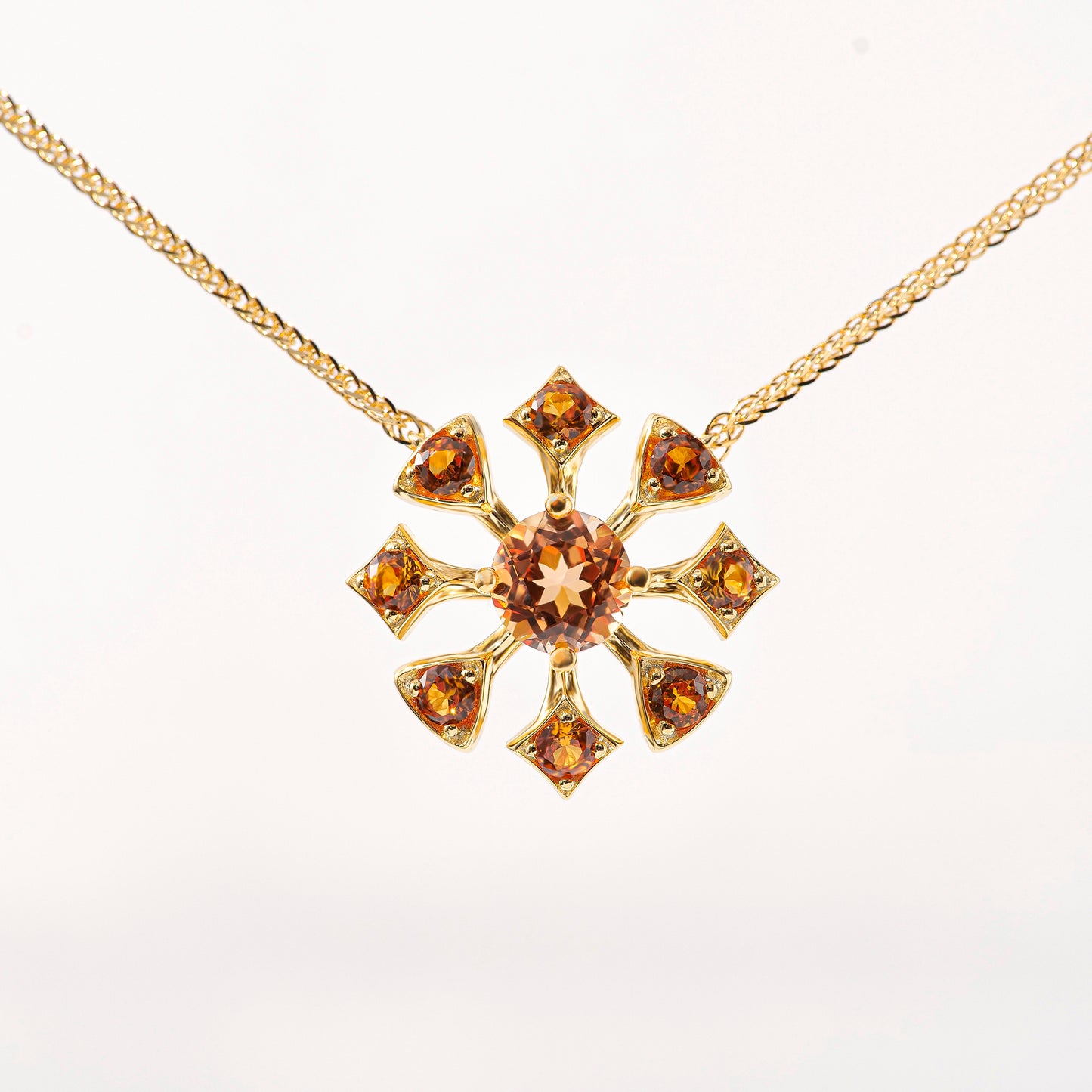 Sunburst Cluster Pendant